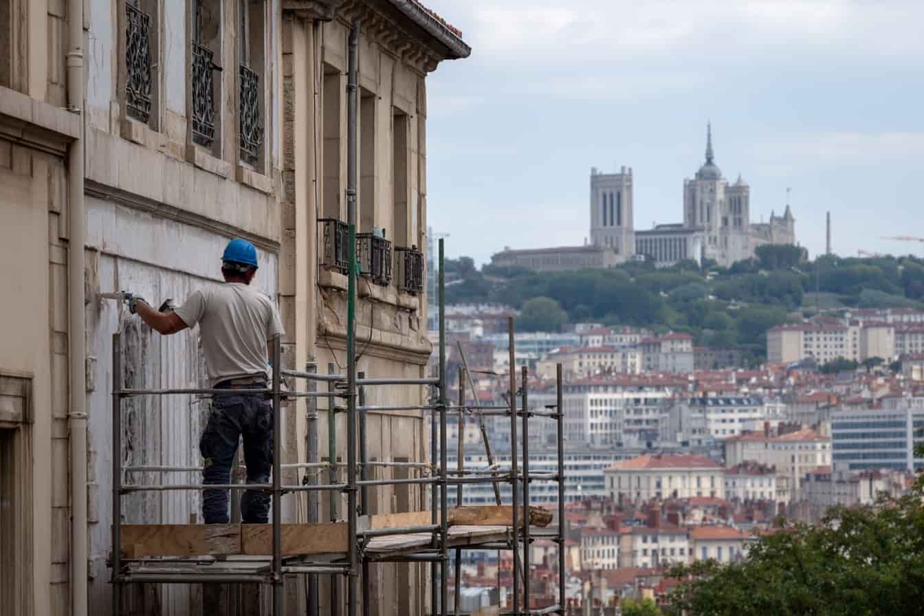 Assurance décennale façadier à Lyon : prix, garanties, obligations & devis immédiat